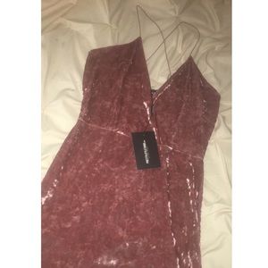 Velvet Mid thigh dress